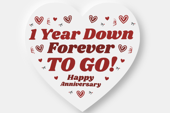 1ST ANNIVERSARY GIFTS for HIM Graphic Design