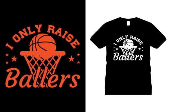 Basketball Graphic T-Shirt Design Vector for Web and Print