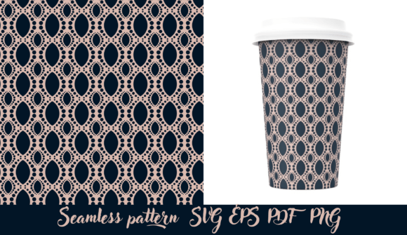 Beige Modern Lace Vector Pattern for Graphics and Patterns