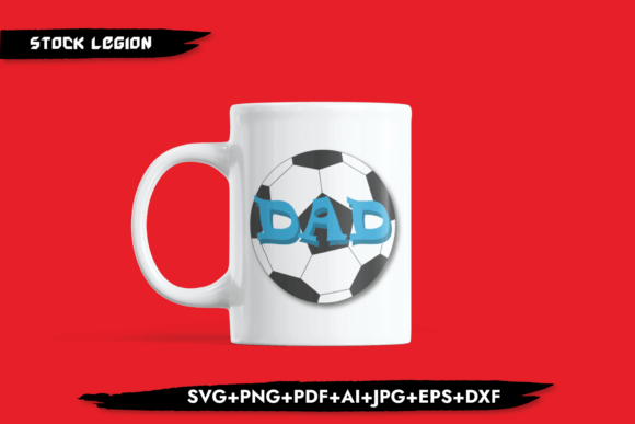 Dad Football Svg: A Graphic Asset for Crafts and Branding