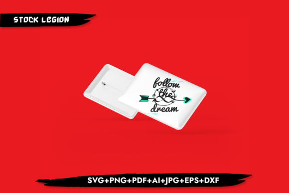 Follow the Dream-Arrow Graphics for Crafts