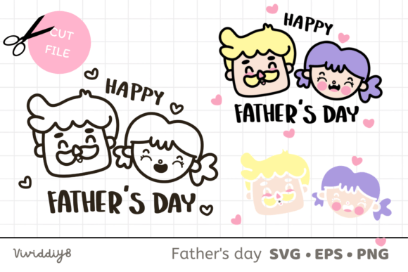 Happy Fathers Day Graphics for Creative Publishers