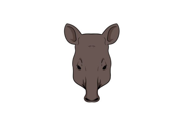 Tapir Illustration Art Graphics for Digital Sellers